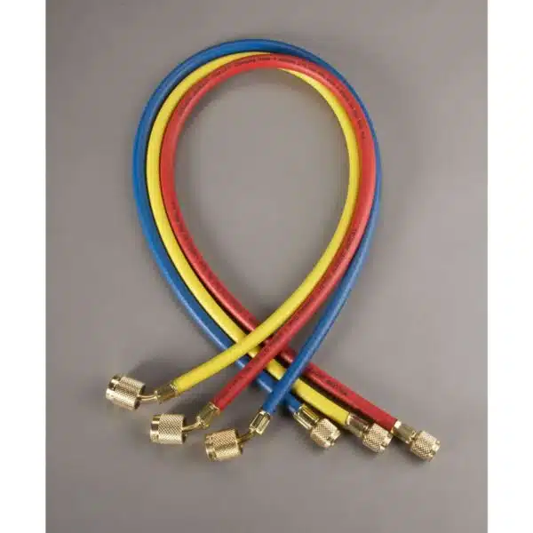 Yellow Jacket 22986 3-Pak (RYB) 72" PLUS II Hoses w/ SealRight Fittings