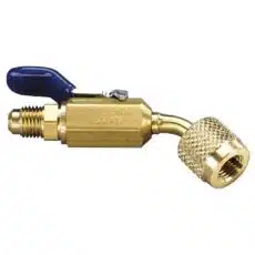 Yellow Jacket 93843 1/4" Compact Ball Valve - 45 degree angle