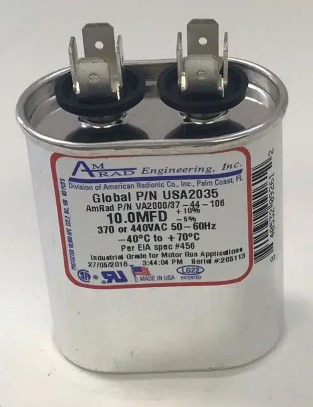 Capacitor 100335-39 100335-02 - 30 + 5 Uf MFD 370 Volt VAC