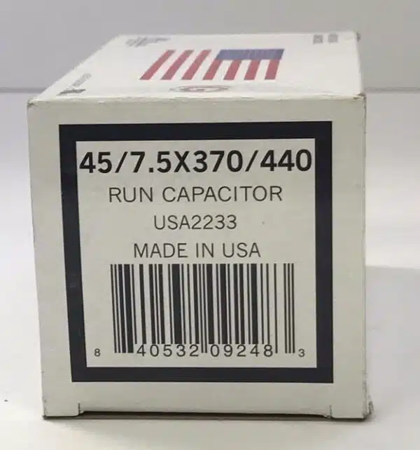 Amrad Run Capacitor 45 7 5 Uf MFD 370 440 Volt USA2233 1 Jpg