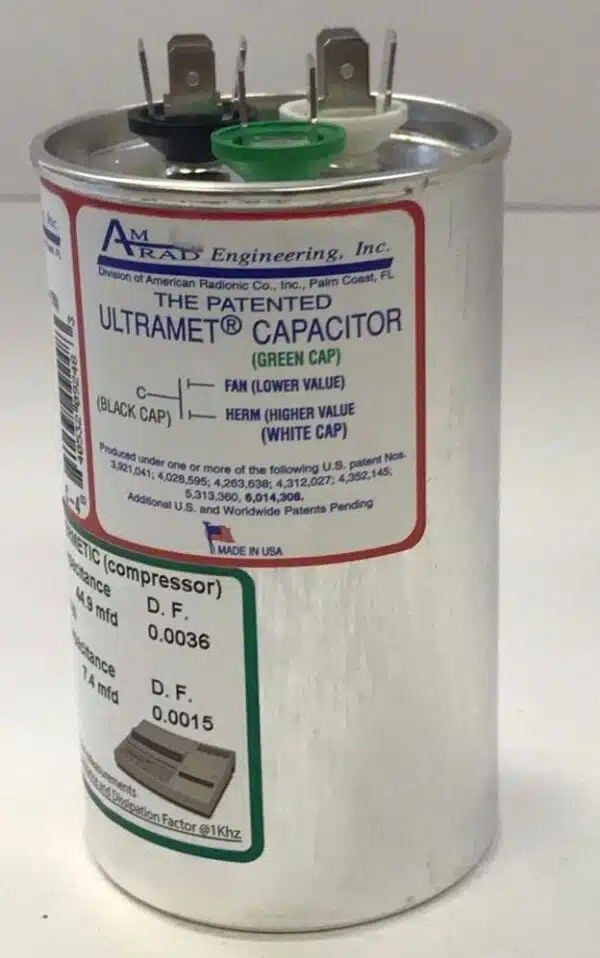 Amrad Run Capacitor 45 7 5 Uf MFD 370 440 Volt USA2233 3 Jpg