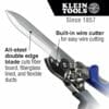 Klein Tools 89554 Duct Cutter Wirecutter multitool