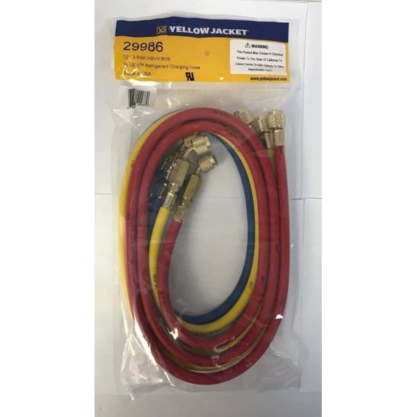 Yellow Jacket 29986 Hoses in package