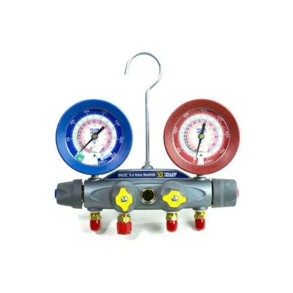 Yellow Jacket 46010 - BRUTE II Manifold Only, 3-1/8” Gauges Yellow Jacket 46010 - BRUTE II Manifold Only, 3-1/8” Gauges