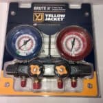 Yellow Jacket 46010 BRUTE II Manifold Only 3 1/8"Gauges in package
