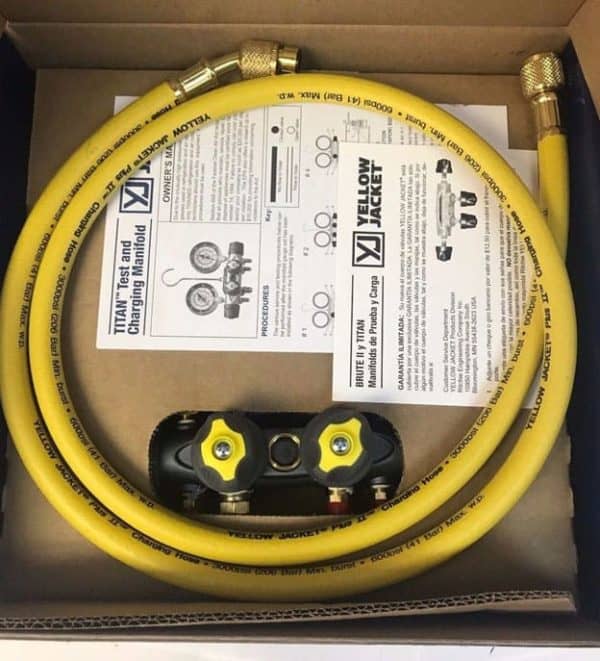 Yellow Jacket 49968 charging hose yellow