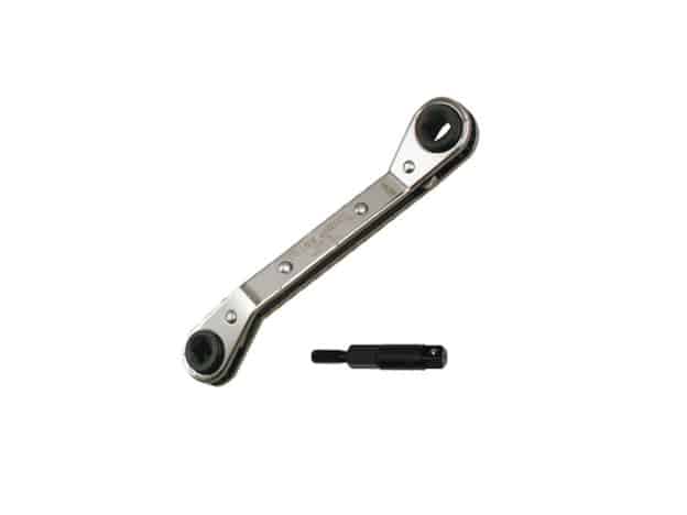 Yellow Jacket 60616 Offset Service Ratchet Wrench Refrigeration Tool 