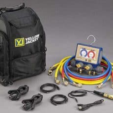 Yellow Jacket P51-870 Digital Manifold Set with backpack and hoses