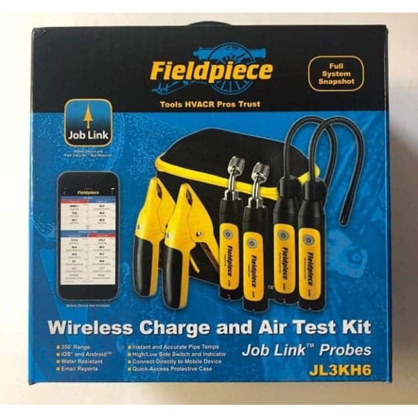 Fieldpiece JL3KH6 Package Front of Box
