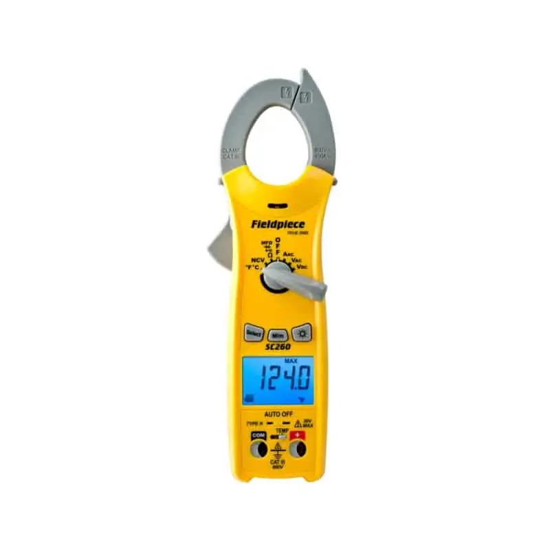 Fieldpiece SC260 Compact Clamp Meter True RMS & Magnet