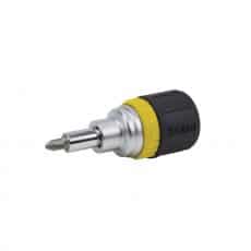 Klein Tools 32593 6-in-1 Ratcheting Stubby Screwdriver
