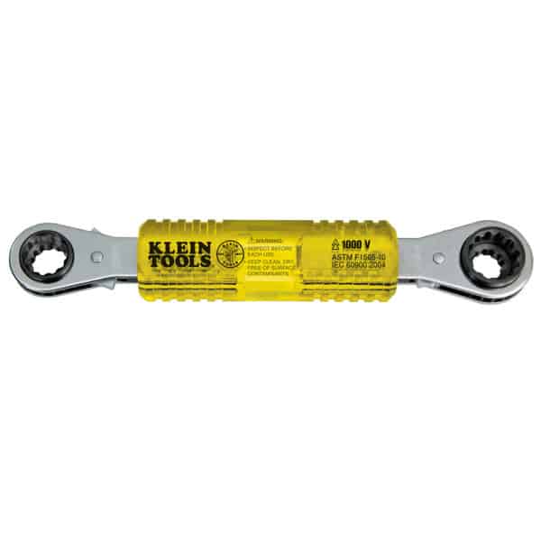 Klein Tools Lineman's KT223X4-INS Insulating 4-in-1 Box Wrench