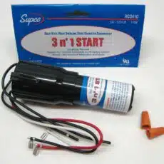 RCO410 SUPCO Refrigerator Relay Overload Start Run Capacitor 1/4 1/3 HP 3 n' 1