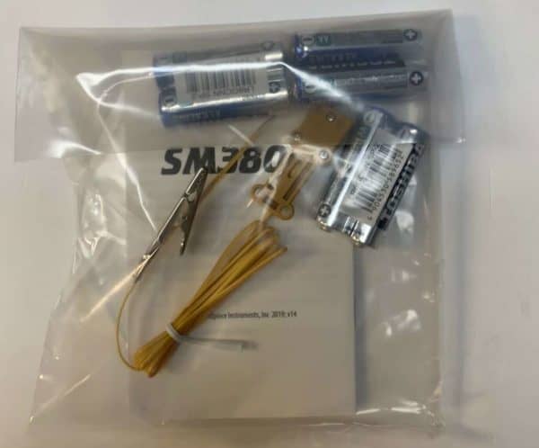 Fieldpiece SM380V Manual and parts back