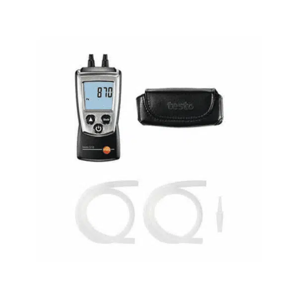 Testo 510 Digital Manometer Kit Differential Pressure Measurement w