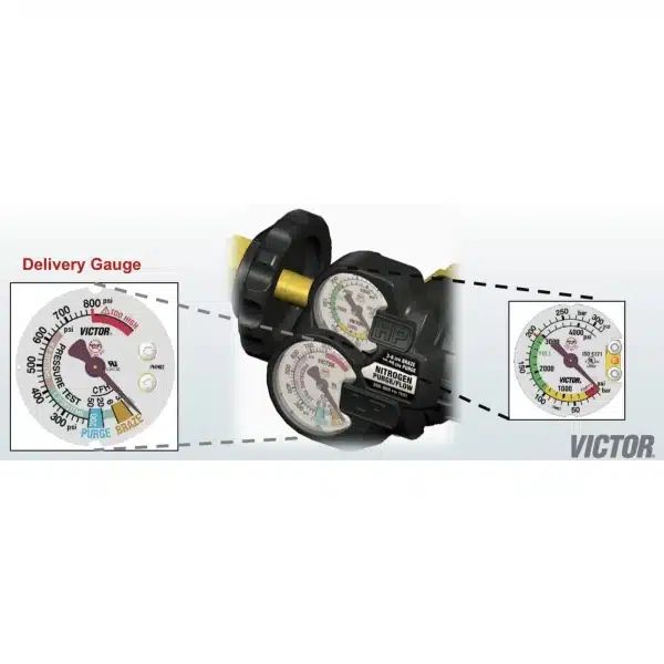 REGULATOR　orage r8 hybrid Victor ESS32-PFH 800 PSI Nitrogen Purge Regulator with