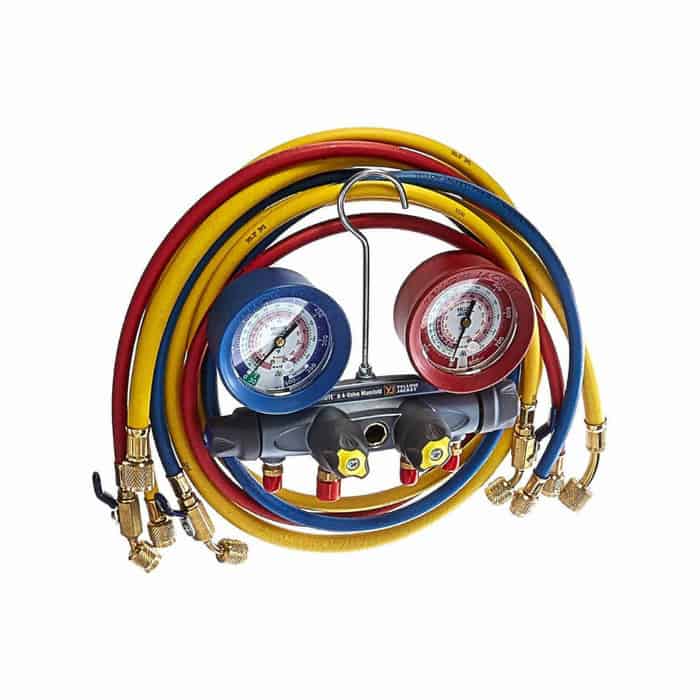 Yellow Jacket 46013 Brute II 4-Valve Test & Charging Manifold