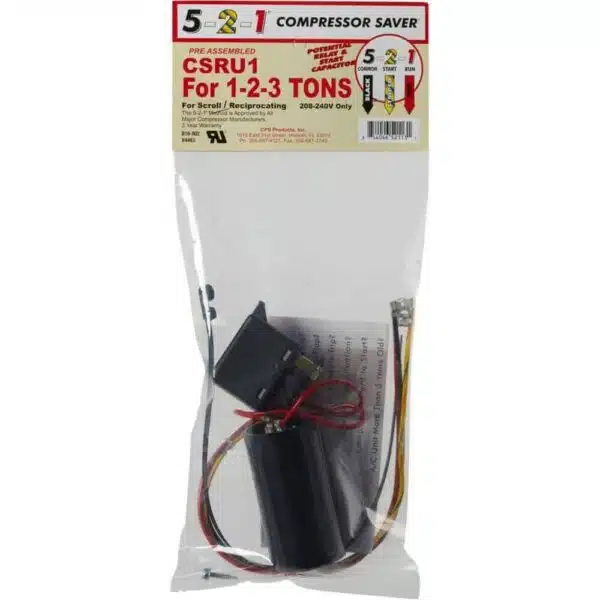 CPS 5-2-1 CSRU1 Compressor Saver Kit Hard Start Capacitor