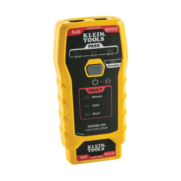 Klein Tools VDV526-100 LAN Explorer Data Cable Tester With Remote