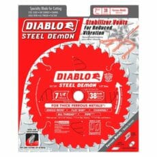Diablo D0738fm Tooth Steel Demon Carbide Tipped Saw Blade Packaging Jpg