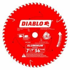 Freud D0756N Diablo 7‑1/4 in. x 56 Tooth Thick Aluminum Cutting Saw Blade