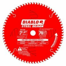 Diablo D0770F 7‑1/4 in. x 70 Tooth Metal Cutting Saw Blade
