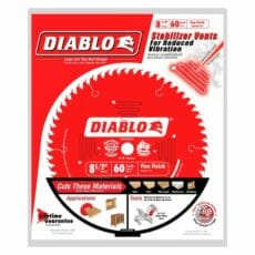Diablo D0860s Tooth Fine Finish Saw Blade Packaging Jpg