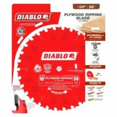 Diablo D1030x Tooth Plywood Ripping Blade Packaging Jpg