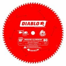 Diablo D1080N Blade 10 in. x 80 Tooth Medium Aluminum Saw
