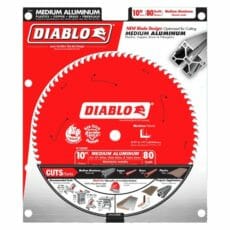 Diablo D1080n Tooth Medium Aluminum Saw Blade Packaging Jpg