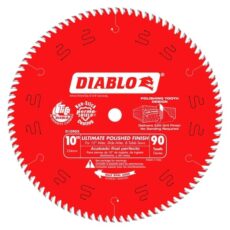 Diablo D1090X 10 in. x 90 Tooth Ultimate Polished Finish Saw Blade