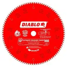 Diablo D12100X 12 in. x 100 Tooth Ultimate Polished Finish Saw Blade