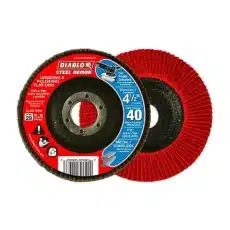 Diablo Dcx045040n01f Flap Disc 40 Grit Type 29 Front View Jpg