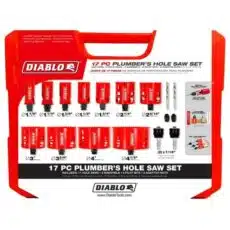 Diablo Dhs17spl 17pc Plumbers Bi Metal Hole Saw Set Packaging Jpg