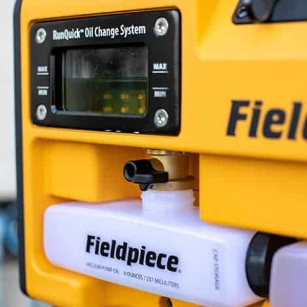 Fieldpiece 6CFM Vacuum Pump VP67 close up