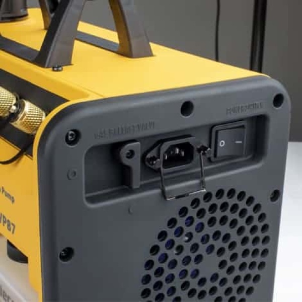 Fieldpiece 6CFM Vacuum Pump VP67 power switch