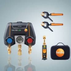 Testo Digital Gauges 550i Smart Kit-Wireless Vacuum and Clamp Temperature Probes