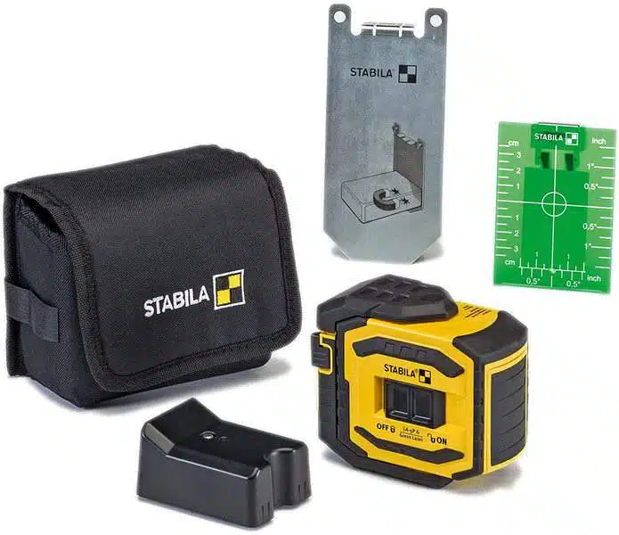 Stabila 03165 5-Point/Dot 60-Foot Range Self-Leveling Grean Beam Laser Level 