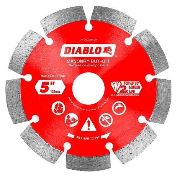 Diablo 5 in. Diamond Segmented Cut-Off Discs DMADS0500