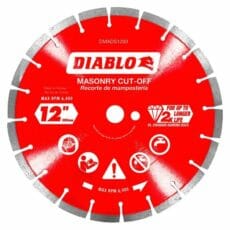 Diablo Dmads1200 Diamond Segmented Cut Off Discs For Masonry Front View Jpg