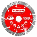 Diablo 7 in. Diamond Segmented Cut-Off Discs DMADST0700