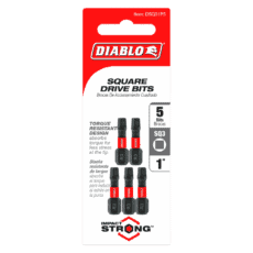 Db Dsq31p5 1in 3 Square Drive Bits 5 Pack 1 E1635965446295 Png