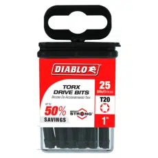 Db Dt201p25 1in 20 Torx Drive Bits 25 Pack 1 E1636032256115 Png