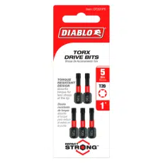 Db Dt201p5 1in 20 Torx Drive Bits 5 Pack 1 Png