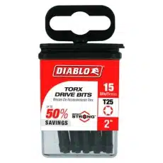 Db Dt252p15 2in 25 Torx Drive Bits 15 Pack 1 Jpg