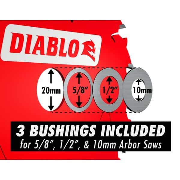 5-3/8 in x 18-Tooth Fast Framing Saw Blade with Bushings