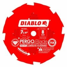 Diablo D0708LF 7-1/4 in. x 8 Tooth (PCD) Laminate Flooring PERGOBlade