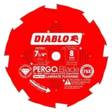 Diablo D0708LF 7-1/4 in. x 8 Tooth (PCD) Laminate Flooring PERGOBlade