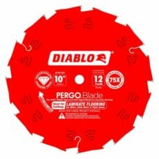 Diablo D1012LF 10 in. x 12 Tooth (PCD) Laminate Flooring PERGOBlade