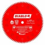 D1084L Diablo 10 in. x 84 Tooth Laminates & Non-Ferrous Metals Saw Blade